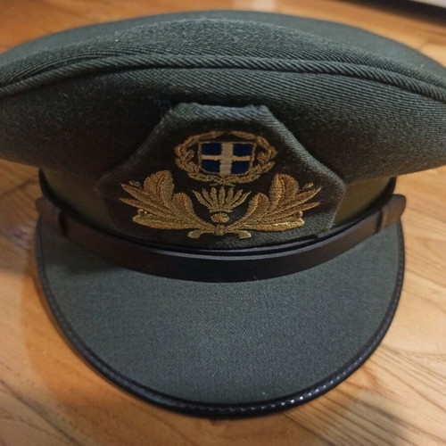 Greek Army Officer Cap No 58 1/2 like new