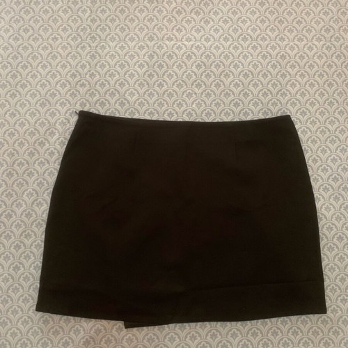 Mango mini wrap skirt like new, black, size XL