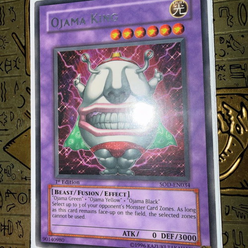 Ojama King 1st Edition card like new