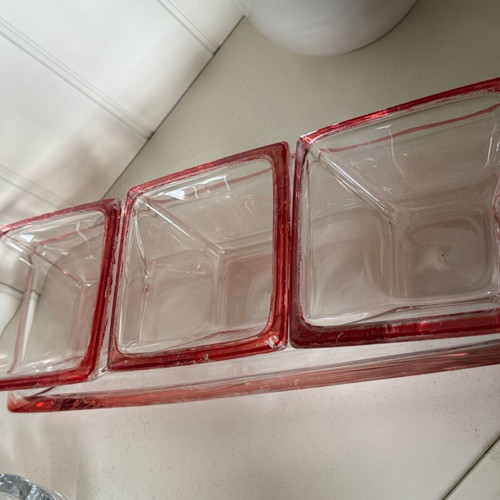 Vintage Walther Glas Germany glass set like new