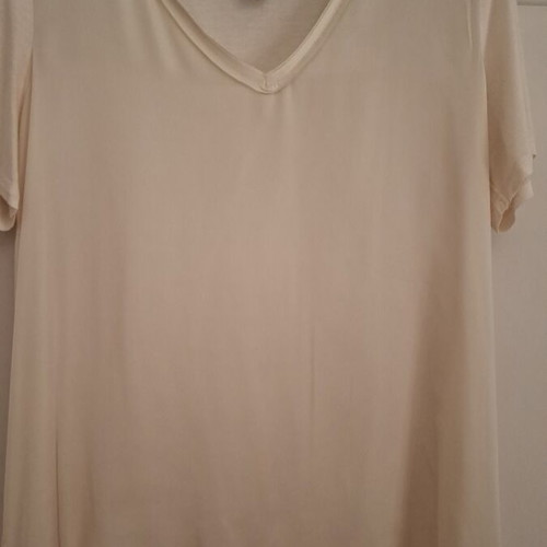 H&M blouse beige size M like new, loose fit