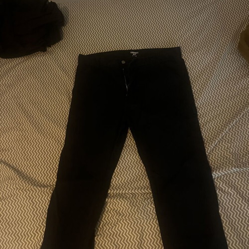 Carhartt WIP black cargo pants size 31/32