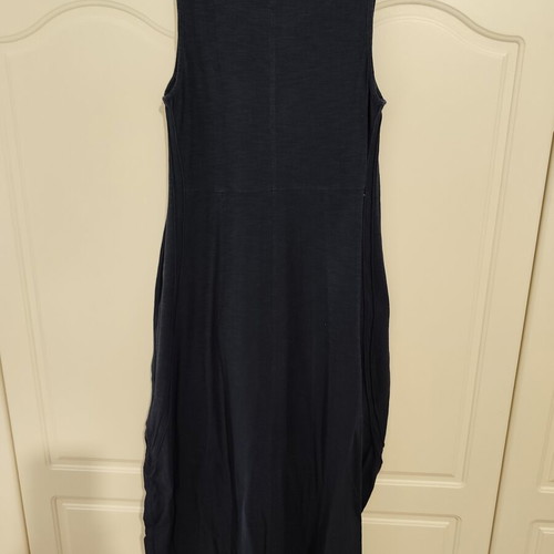 Attrattivo long dark blue dress size S, 100% cotton