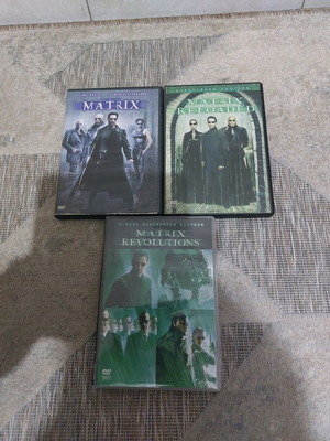 Ταινίες DVD Matrix μεταχειρισμένες, πακέτο 3 τεμαχίων