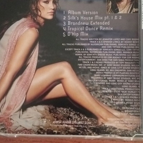 Jennifer Lopez Ain't It Funny CD single, Latin pop