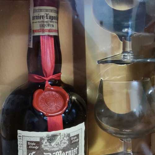 Grand Marnier Collectible Pack 1996 New With Glasses