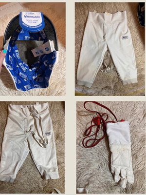 Women's Fencing Suit Size 3 Like New with Cable