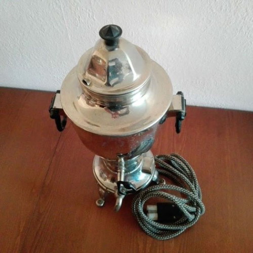 Vintage Electric Samovar USSR 80s metal 45 cm like new