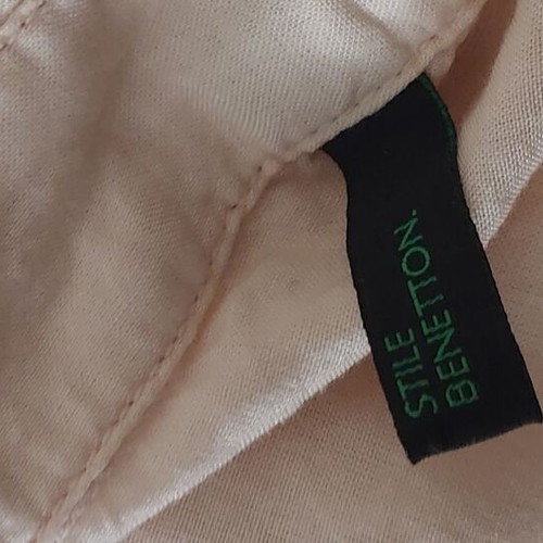 Benetton shirt size M used, 100% viscose, pink antique
