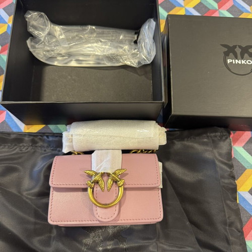 Pinko Love Mini Icon Simply Cl shoulder bag, pink Iris