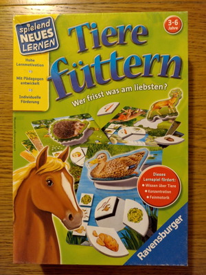 Ravensburger Tiere Füttern educational game like new for ages 3-6