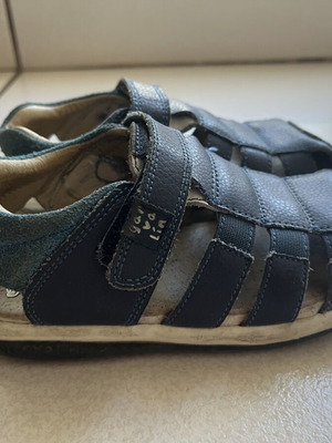 Garvalin Blue Leather Sandals Size 27 Like New