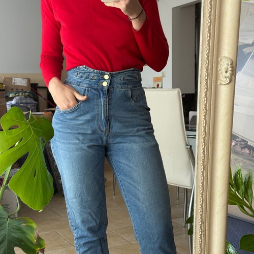 Adagio wool red sweater like new, size S and M