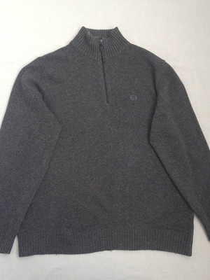 Sergio Tacchini men's wool sweater size L used, gray
