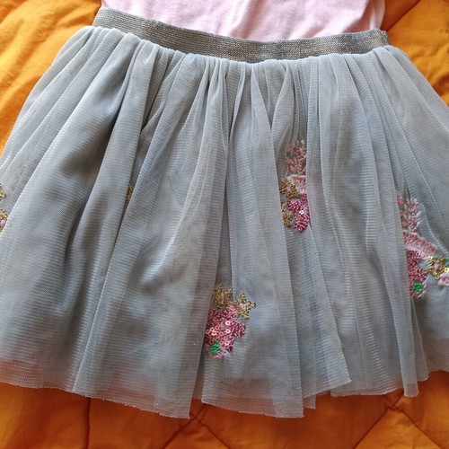 Baby dress like new with tutu mustache