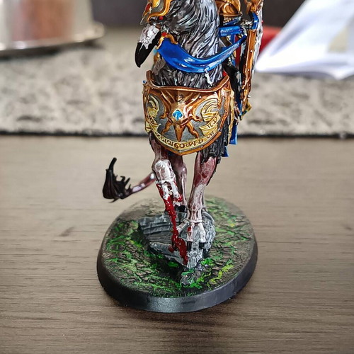 Lord-Vigilant on Gryph-stalker figure like new with magnetic base