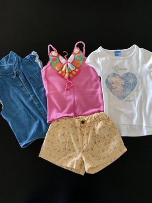 Summer clothing set for girl 3-4 years used