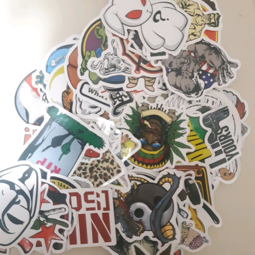 Set of 50 cool funky stickers new