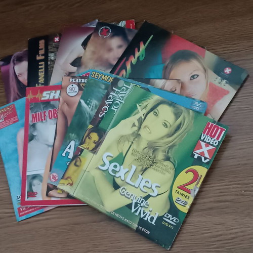 Erotic movies DVD, pack of 10