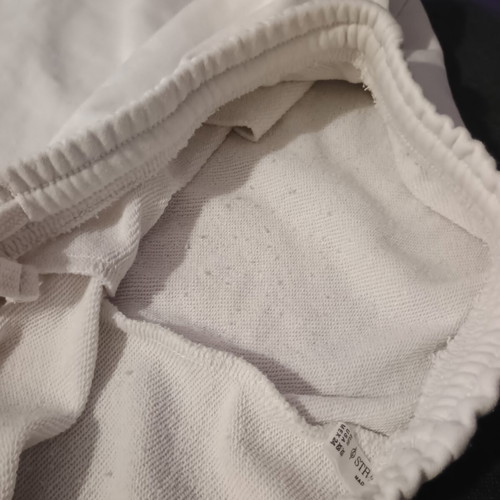 Stradivarius women's shorts used, white, sizes S/M