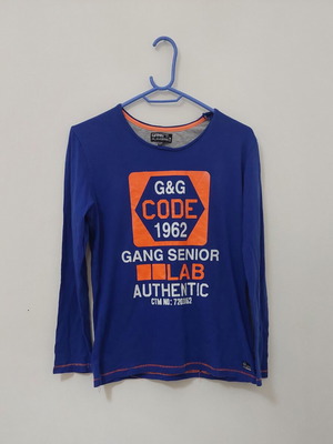 Gang kids' long-sleeve t-shirt like new, blue, sizes 152-158 cm