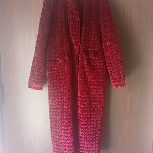 Zara women's coat bordeaux like new, size L
