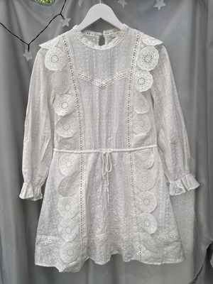 Maje dress used, size XS 34, white