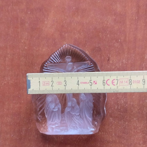 Glass religious icon unused, like new