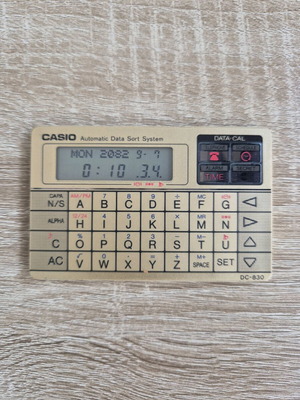 Casio DC830 συσκευή αποθήκευσης τηλεφωνικών επαφών σαν καινούργιο