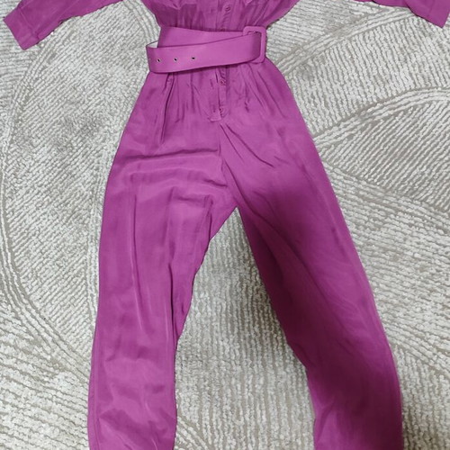 Enzzo magenta jumpsuit, size S