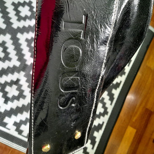 Tous shoulder bag black glossy like new