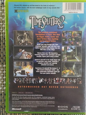 Timesplitters 2 Xbox Original game