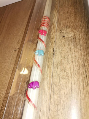 Easter candle with elephants