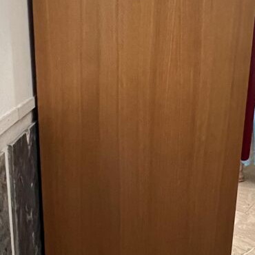 Custom Made Display Cabinets and Bookcases Set of 2, Oak Veneer Wood