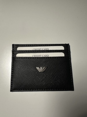 Emporio Armani θήκη καρτών σαν καινούργιο, μαύρη
