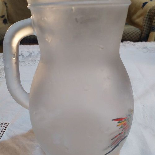 Glass pitcher 0.8 L new