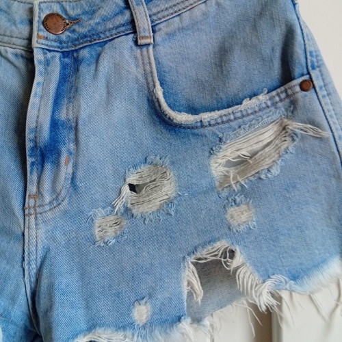 Trafaluk Zara Jean Shorts like new, faded with rips