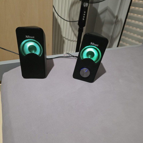 Trust audio speakers with RGB lighting