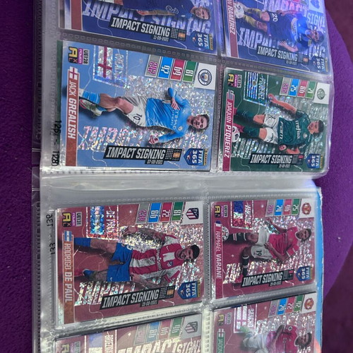 Panini FIFA 365 2022 album used, Adrenalyn XL update edition