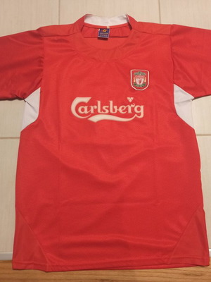 Liverpool Retro Football Shirt 2004-05 Medium Used