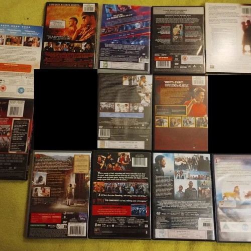 Lot of 15 used DVDs with various movies