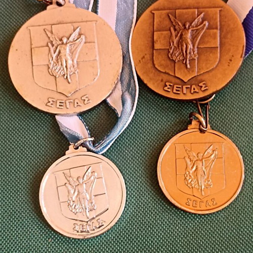 Collectible Set of 4 SEGAS Medals in Excellent Condition