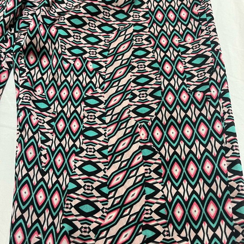 Set satin pants with strapless crop top like new, size xs