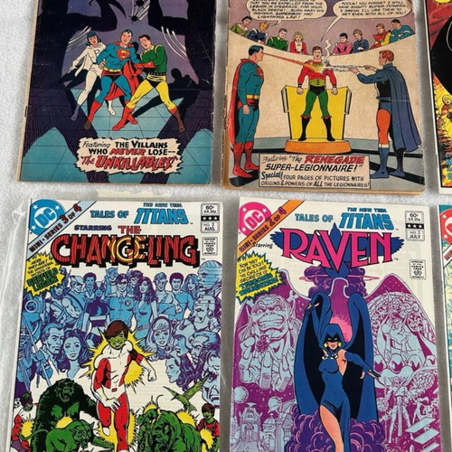 Collection of 6 used DC comic magazines