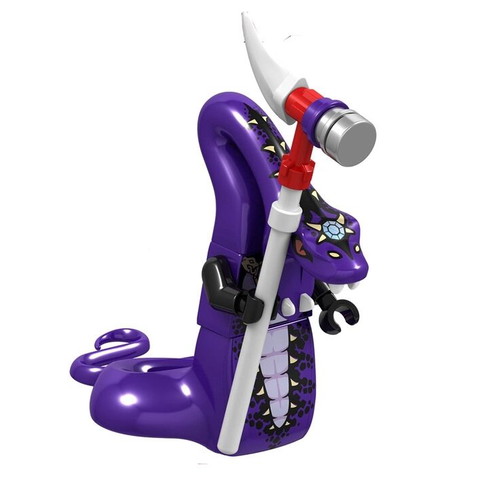 Pythor Chumsworth (Purple) figure new with stand and scepter