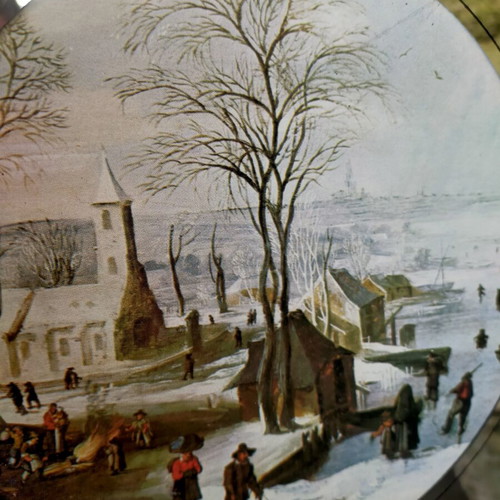 Decorative picture with mirror