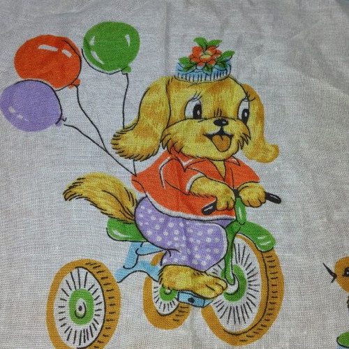 Handkerchief used, old from the 1980s, rare