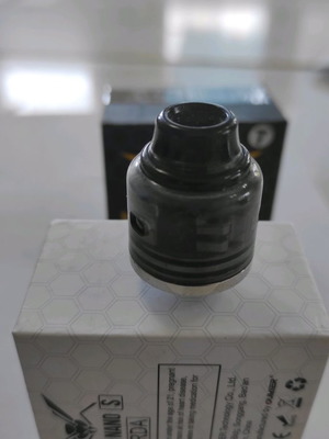 Wasp Nano S RDA Oumier μεταχειρισμένος, δύο τεμάχια, smoked grey