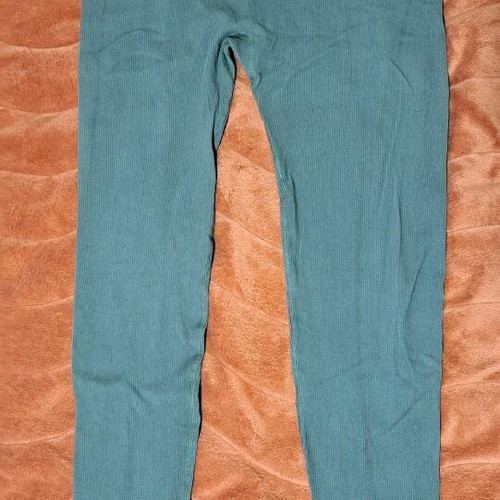 Khaki leggings like new no L/XL