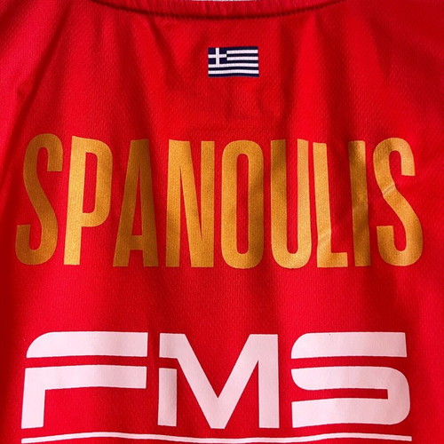 GSA Olympiacos B.C. Anniversary Spanoulis Limited Edition Men's Basketball Jersey New Size Large